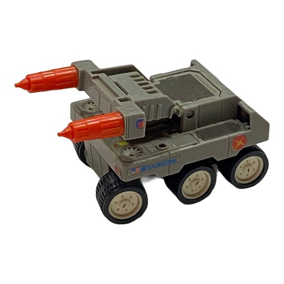 Vintage 1986 Starcom Six-Wheeled Tank Vehicle Toy With Red Missiles By Coleco - Picture 2 of 12